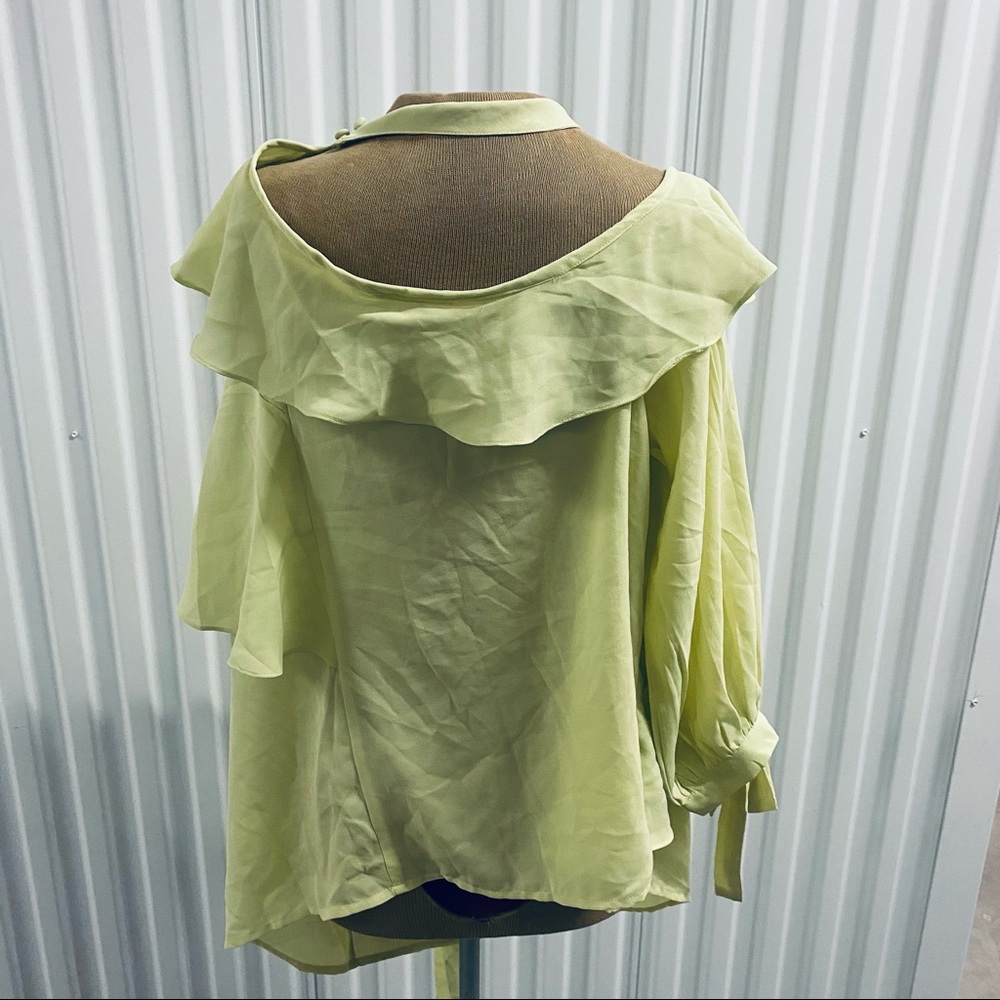 ✨NWT ASOS Ruffle Tiered Blouse - Picture 2 of 5